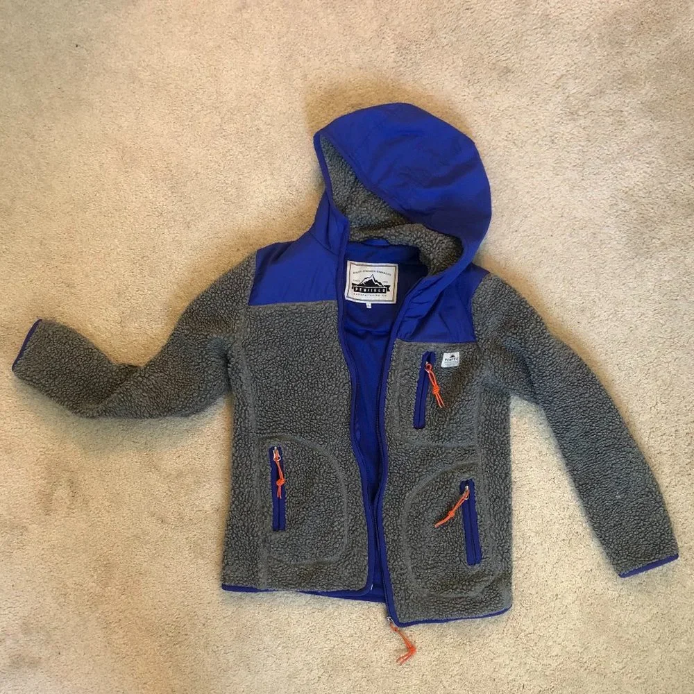 Penfield Blue and Gray Teddy Jacket - Picture 1 of 15